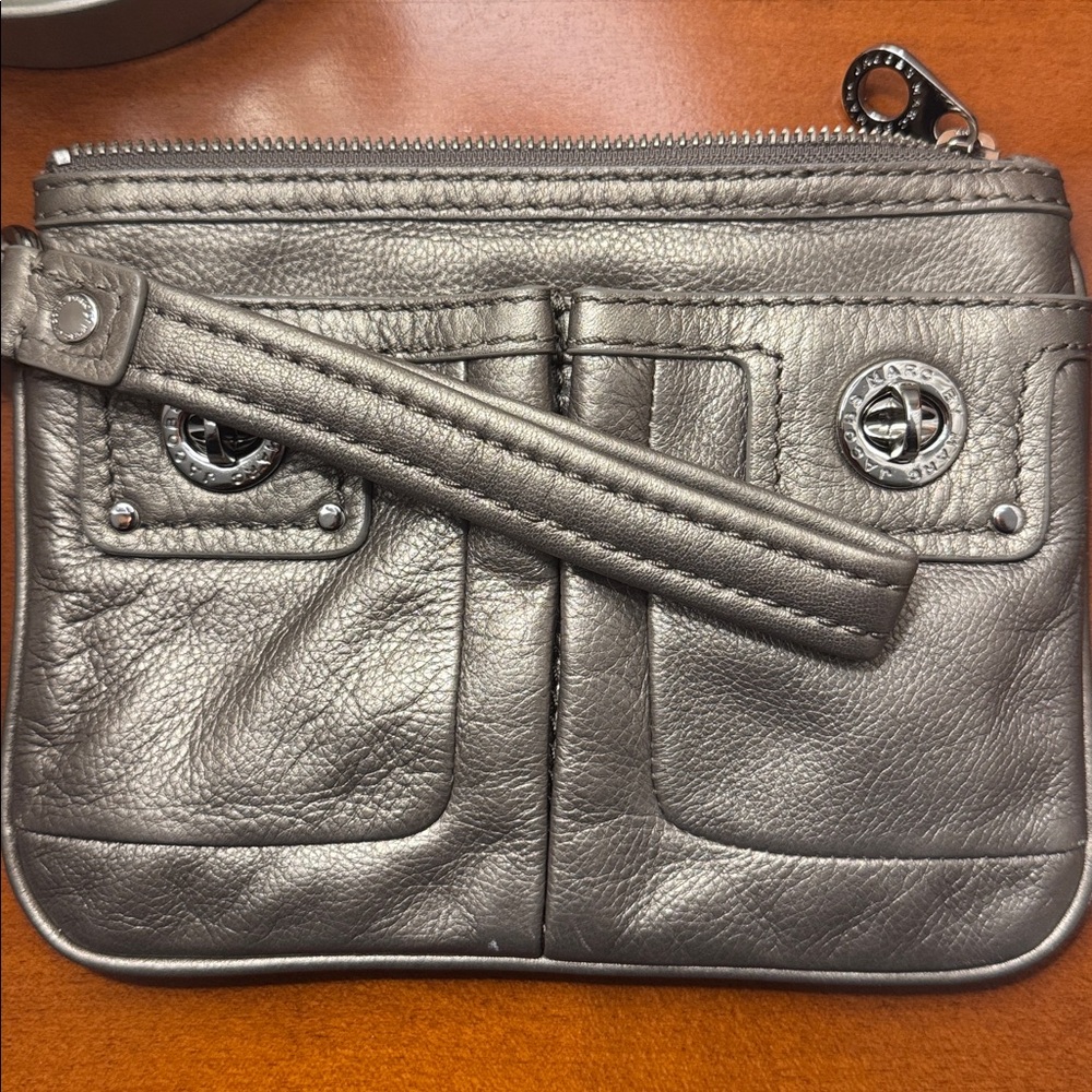 Marc by Marc Jacobs Totally Turn-Lock Percy Leather Wristlet Clutch